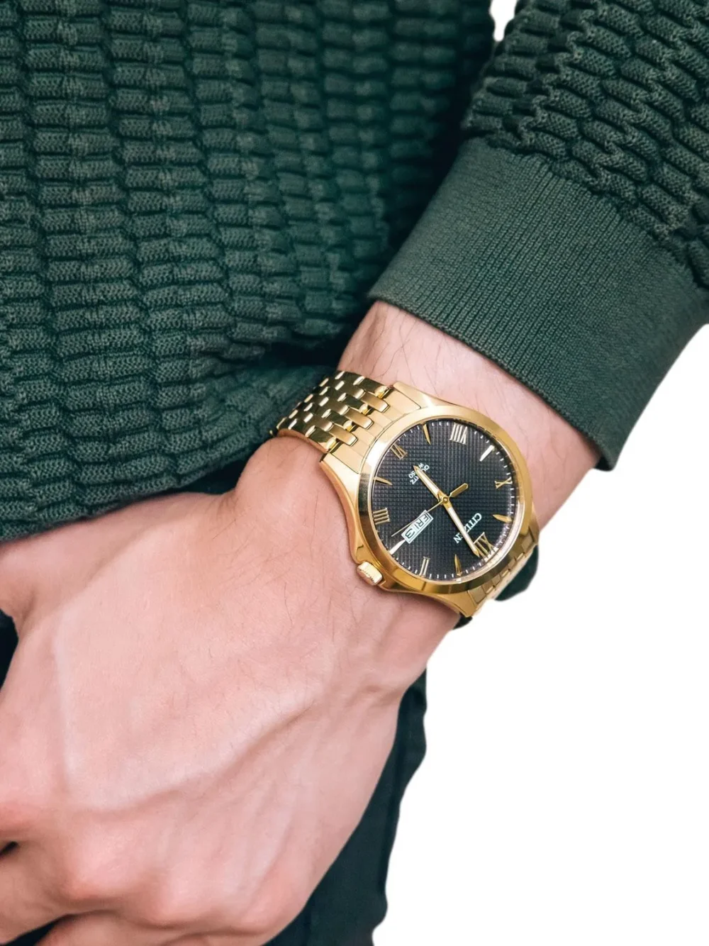 Citizen Metal Band Watch for Men BF2022-55H