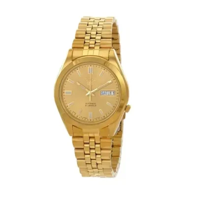 Seiko 5 Automatic Gold Dial Men’s Watch SNKF90J1