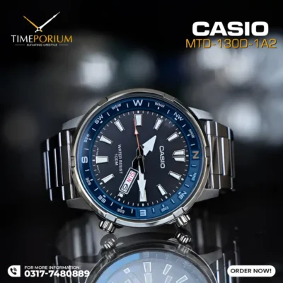 Casio MTD-130D-1A2 Men Analog Watch
