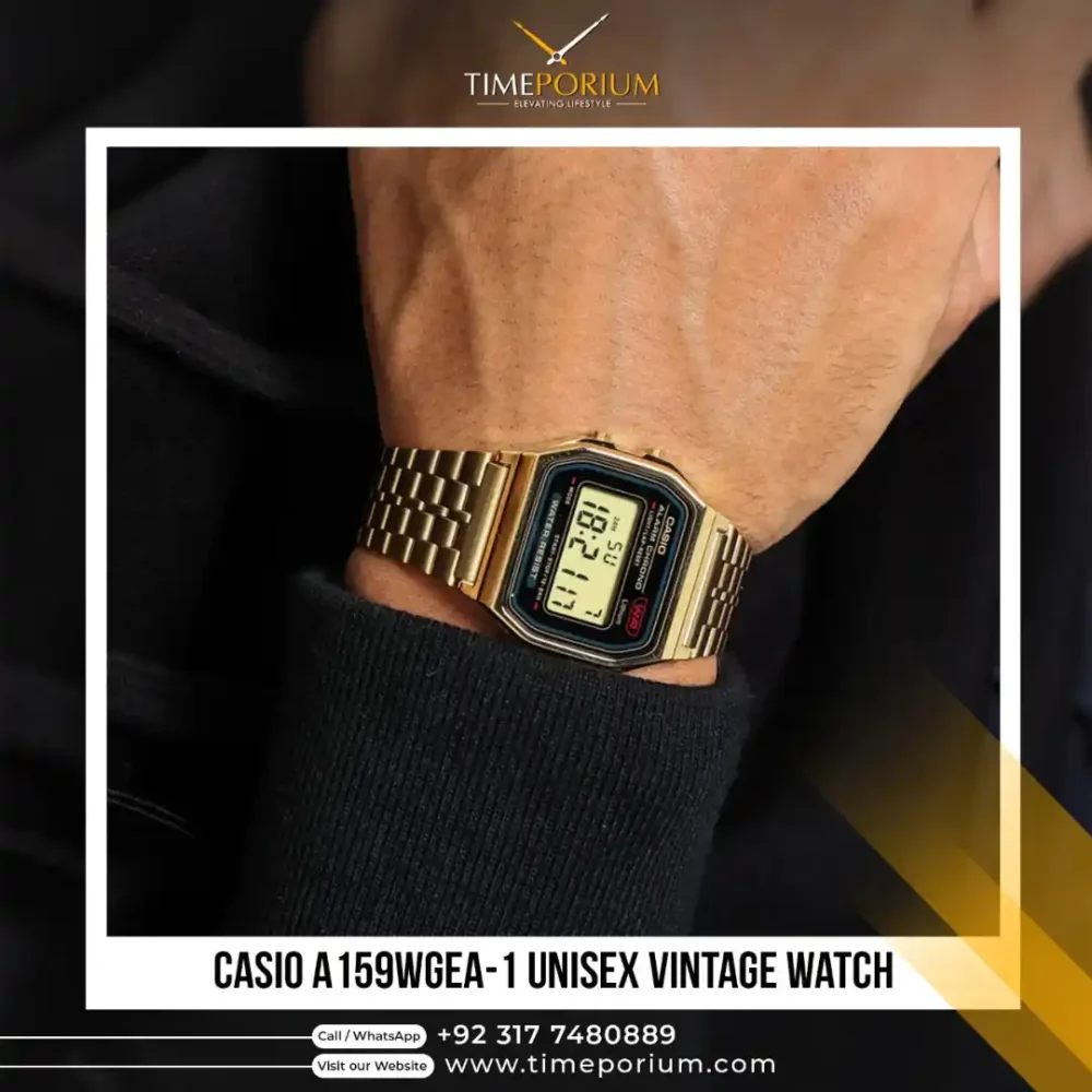 Casio A159WGEA-1 Unisex Vintage Watch