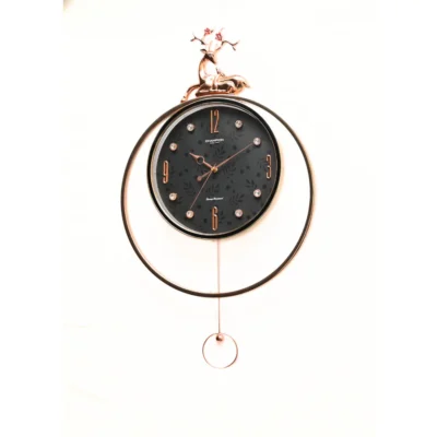 Champion Pendulum Deer Wall Clock