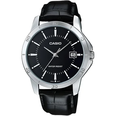 Casio MTP-V004L-1A Men Leather Band Watch