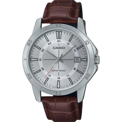 Casio MTP-V004L-7C Men Leather Band Watch