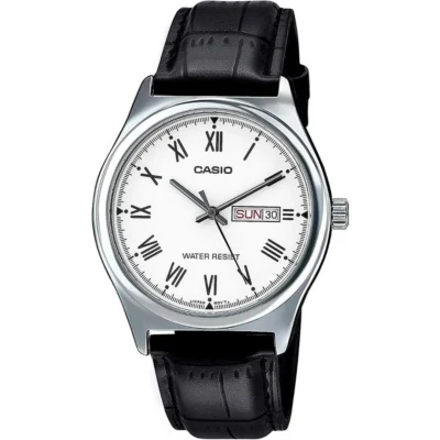 Casio MTP-V006L-7B Men Leather Band Watch