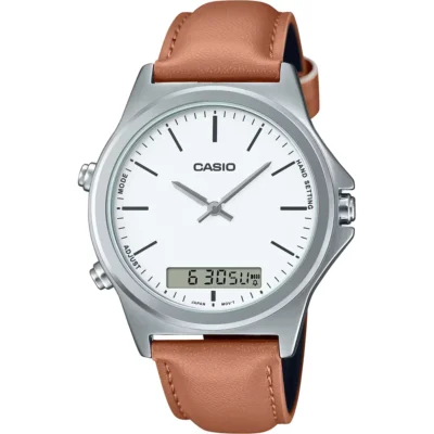 Casio MTP-VC01L-7E Men Leather Band Watch