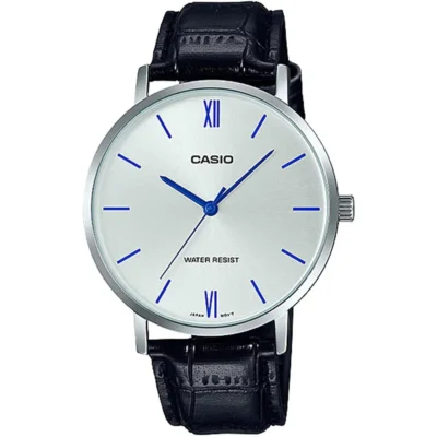 Casio MTP-VT01L-7B1 Men Leather Band Watch