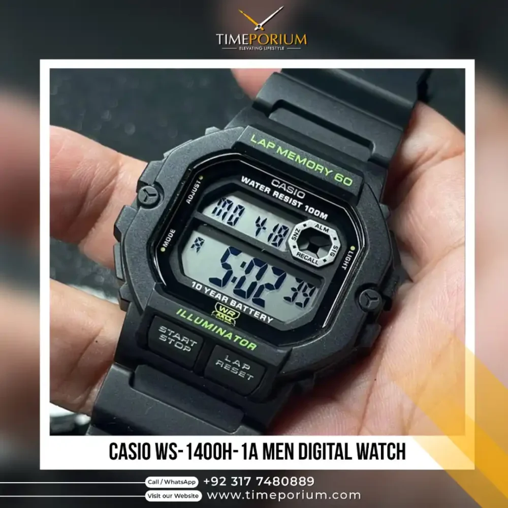 Casio WS-1400H-1A Men Digital Watch