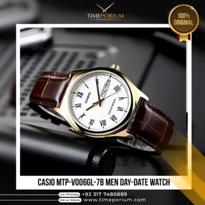 Casio MTP-V006GL-7B Men Day-Date Watch