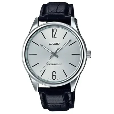 Casio MTP-V005L-7B Men Leather Band Watch