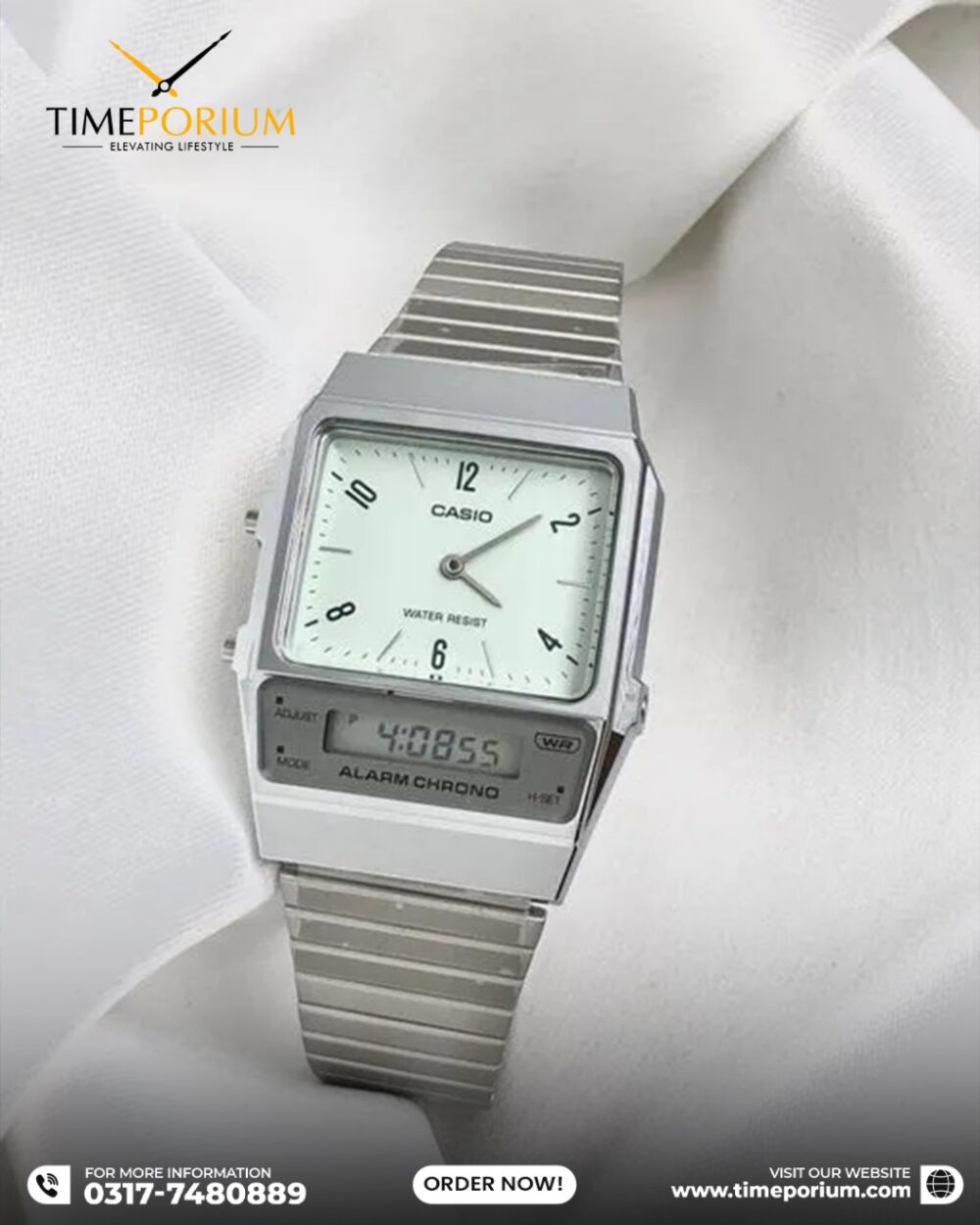 Casio AQ-800E-3A Men Analog-Digital Watch