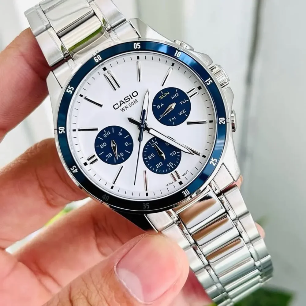 Casio MTP-1374D-7A2 Men Multi-Hands Watch