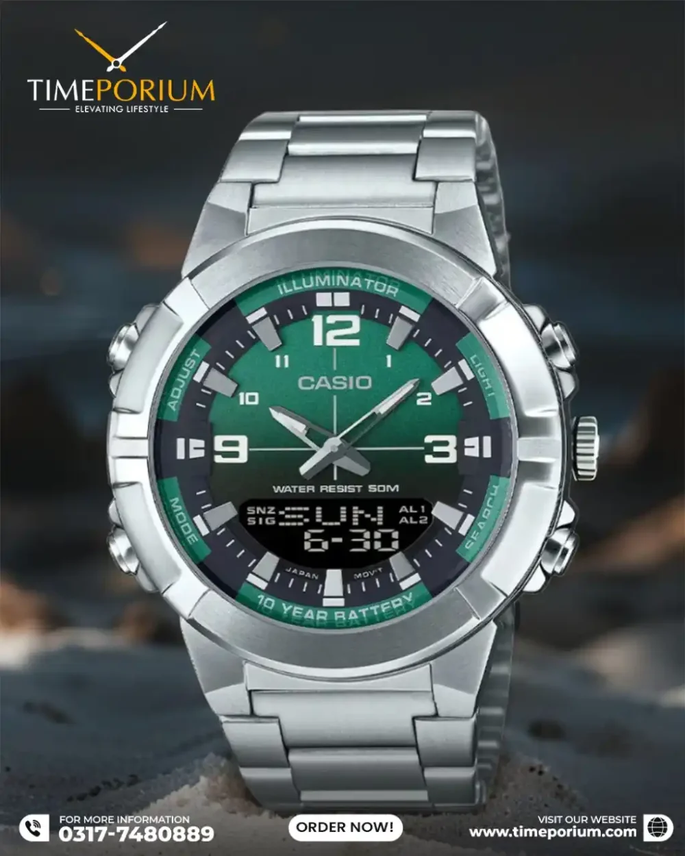 Casio AMW-870DA-3A Men Digital Watch