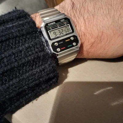 Casio A-100WE-1A Men Digital Watch