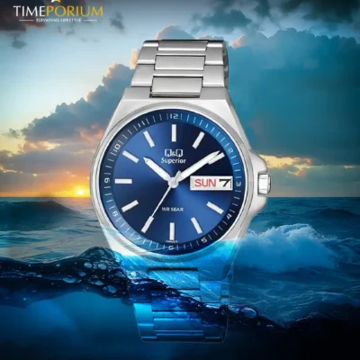 Q&Q S396J212Y Superior Day-Date Men's Watch