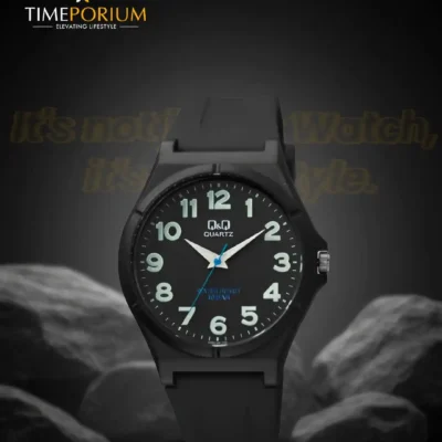 Q&Q VQ66J025Y Waterproof Silicon Watch
