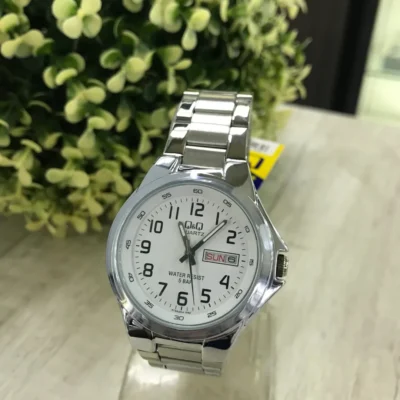 Q&Q A164J204Y Day-Date Men's Watch