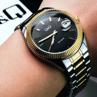 Q&Q A476J402Y Rolex-Date Men's Watch