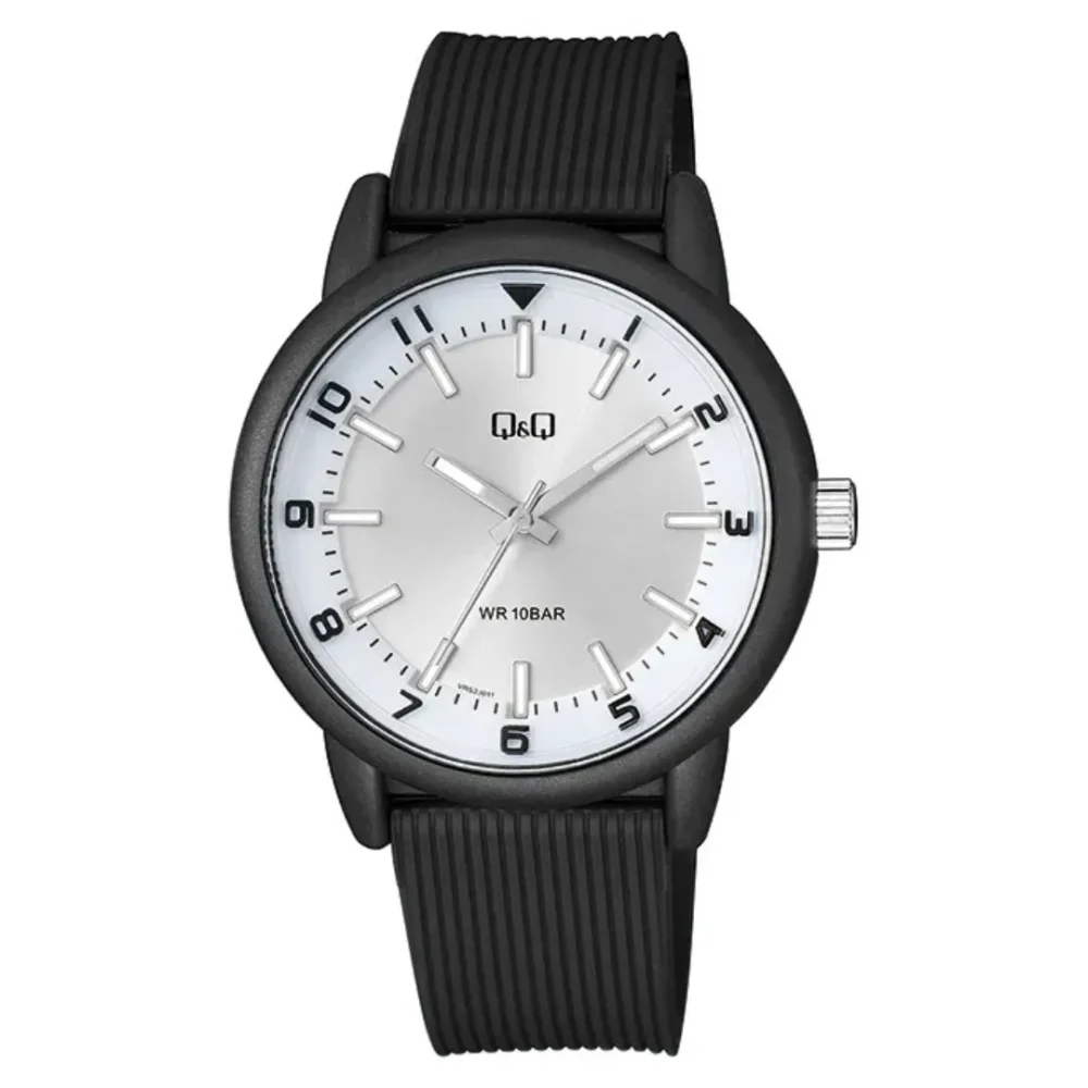 Q&Q VR52J011Y Waterproof Silicon Watch