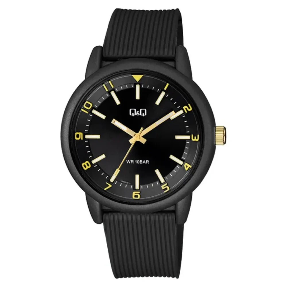 Q&Q VR52J015Y Waterproof Silicon Watch