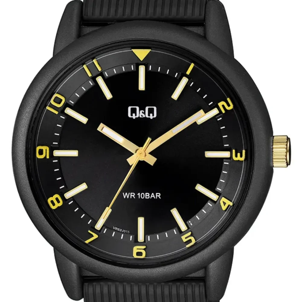 Q&Q VR52J015Y Waterproof Silicon Watch