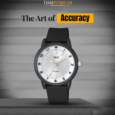 Q&Q VQ66J025Y Waterproof Silicon Watch