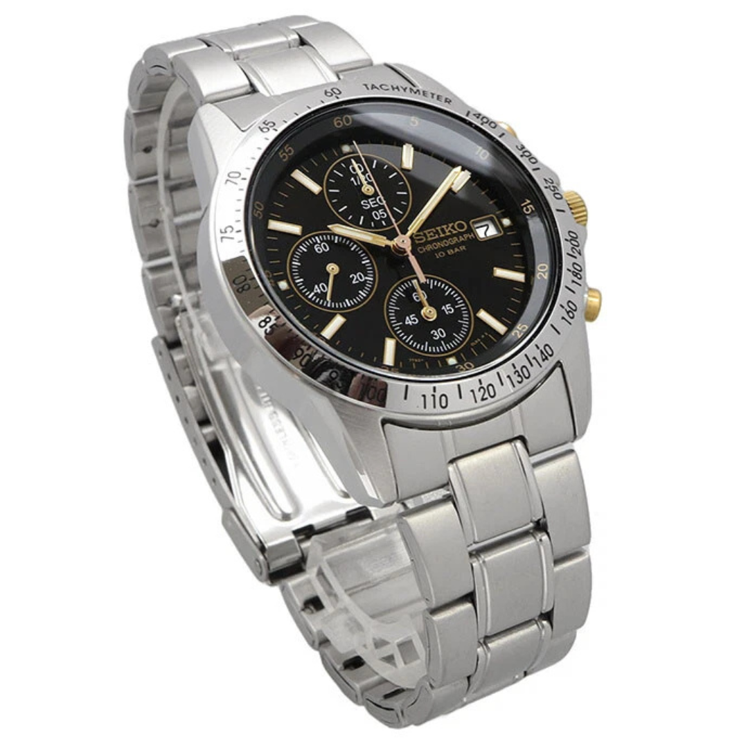 Seiko SBTQ043 Spirit Silver Chronograph - JDM Edition - Image 2