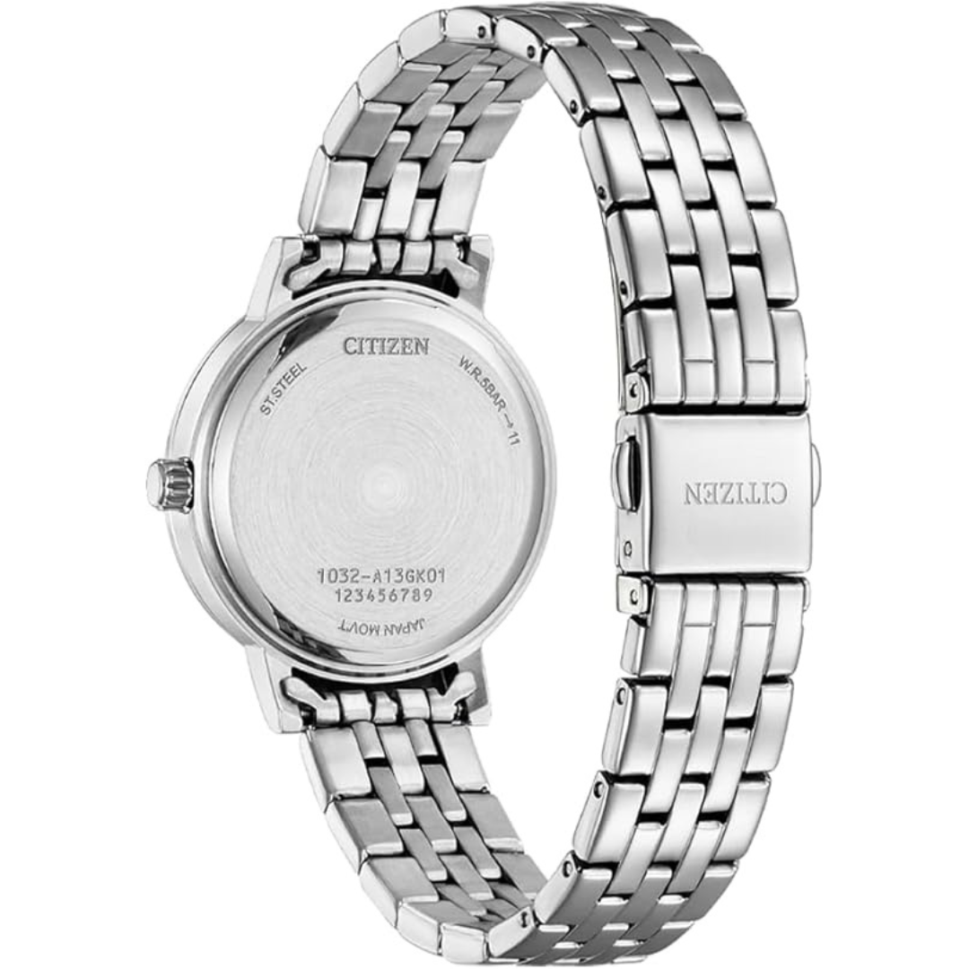 Citizen EL3100-55A Women’s Quartz Watch – Silver Dial – Stainless Steel Dress Watch - Image 3