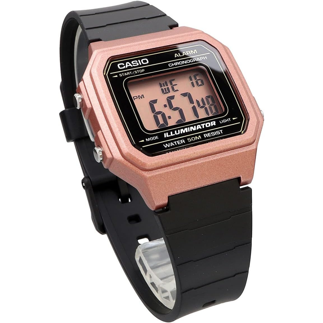 Casio W-217HM-5A Digital Watch – Resin Strap – LED Backlight – 50M Water Resistant - Image 2