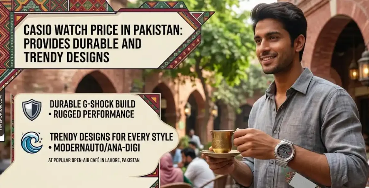 Casio Watch Price in Pakistan Provides Durable and Trendy Designs