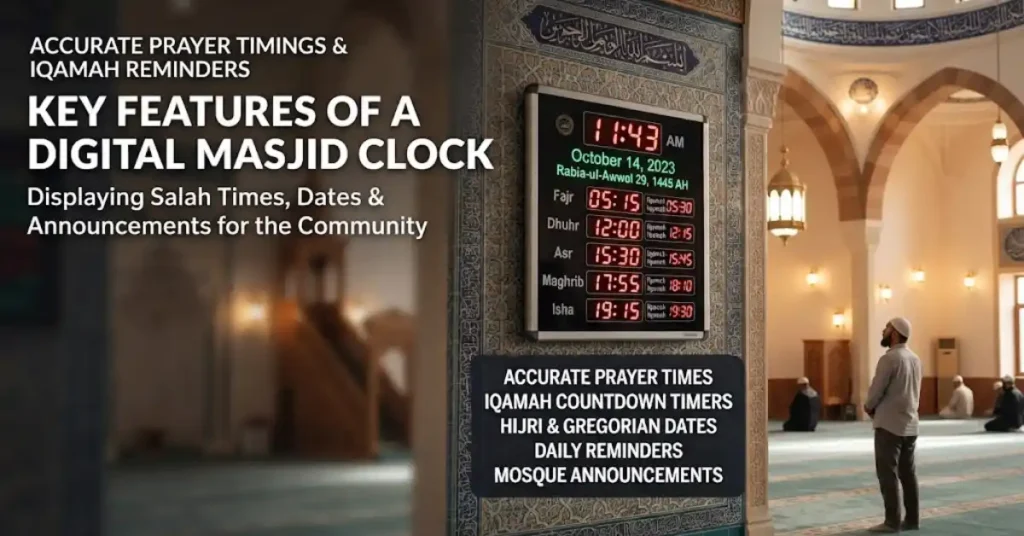 What Is a Digital Masjid Clock