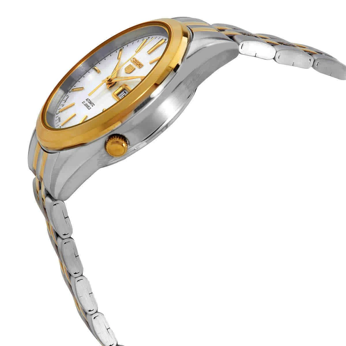 Seiko 5 Automatic White Dial Watch For Men's SNKL24J1